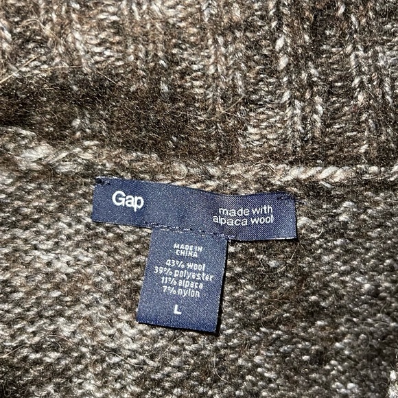 Men’s alpaca and wool blend classic cozy winter staple sweater size large - Picture 5 of 7